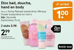 Etos Etos bad, douche, hand en body aanbieding
