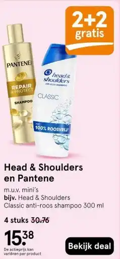 Etos Head & Shoulders en Pantene aanbieding