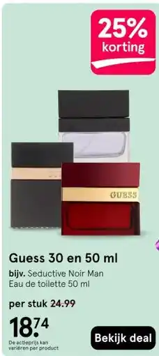 Etos Guess 30 en 50 ml aanbieding