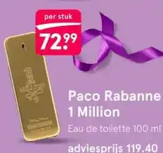 Etos Paco Rabanne 1 Million aanbieding
