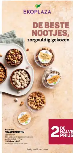 Ekoplaza Nice & Nuts SNACKNOTEN aanbieding