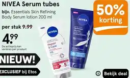Etos NIVEA Serum tubes aanbieding