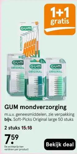 Etos GUM mondverzorging aanbieding