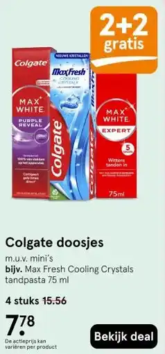 Etos Colgate doosjes aanbieding