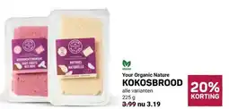 Ekoplaza Your Organic Nature KOKOSBROOD 2 aanbieding