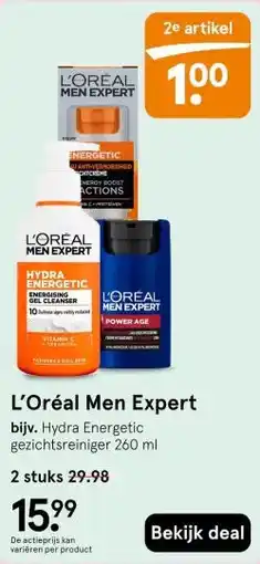 Etos L'Oréal Men Expert aanbieding