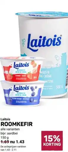 Ekoplaza Laitois ROOMKEFIR aanbieding