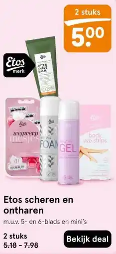 Etos Etos scheren en ontharen aanbieding