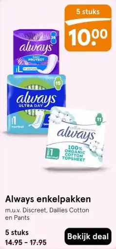 Etos Always enkelpakken aanbieding