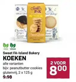Ekoplaza Sweet FA-Island Bakery KOEKEN aanbieding