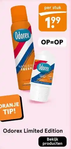 Etos Odorex Limited Edition aanbieding