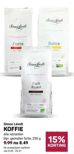 Ekoplaza Simon Levelt KOFFIE aanbieding