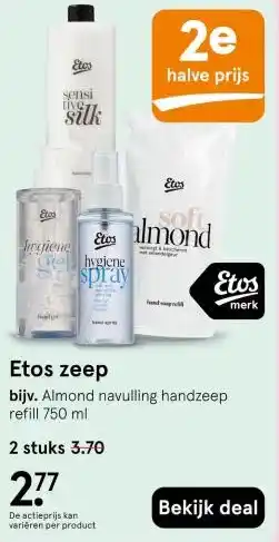Etos Etos zeep aanbieding