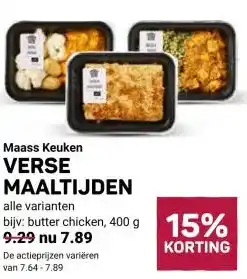 Ekoplaza Maass Keuken VERSE MAALTIJDEN aanbieding
