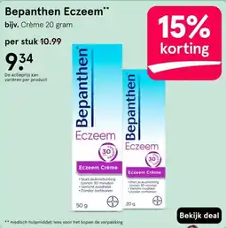 Etos Bepanthen Eczeem aanbieding