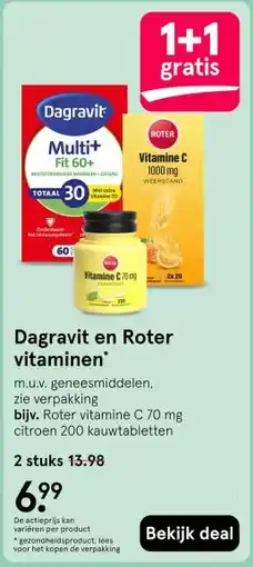 Etos Dagravit en Roter vitaminen aanbieding