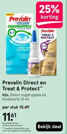 Etos Prevalin Direct en Treat & Protect aanbieding