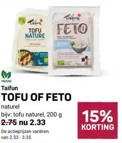 Ekoplaza Taifun TOFU OF FETO aanbieding