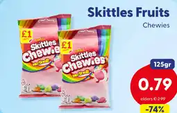 Die Grenze Skittles Fruits aanbieding