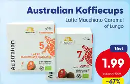 Die Grenze Australian Koffiecups aanbieding