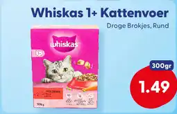 Die Grenze Whiskas 1+ Kattenvoer aanbieding