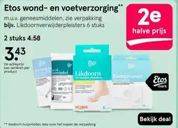 Etos Etos wond- en voetverzorging aanbieding