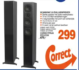 Correct Scansonic L9 Zuilluidspreker aanbieding