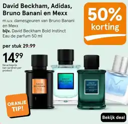 Etos David Beckham, Adidas, Bruno Banani en Mexx aanbieding