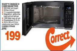 Correct Sharp YC-MA262AE-B Combi Magnetron aanbieding