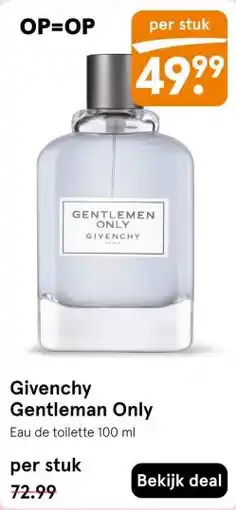 Etos Givenchy Gentleman Only aanbieding