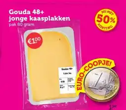 Coop Gouda 48+ jonge kaasplakken aanbieding
