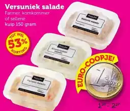 Coop Versuniek salade aanbieding