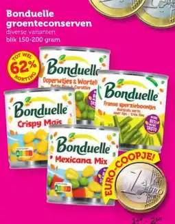 Coop Bonduelle groenteconserven aanbieding