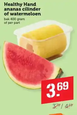 Coop Healthy Hand ananas cilinder of watermeloen aanbieding