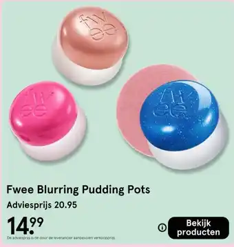 Etos Fwee Blurring Pudding Pots aanbieding