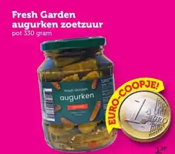 Coop Fresh Garden augurken zoetzuur aanbieding
