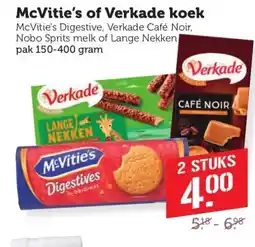Coop McVitie's of Verkade koek aanbieding