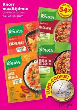 Coop Knorr maaltijdmix aanbieding