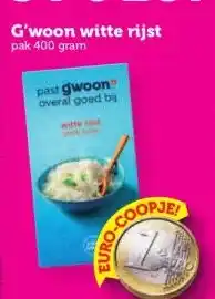 Coop G'woon witte rijst aanbieding