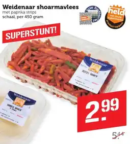 Coop Weidenaar shoarmavlees aanbieding