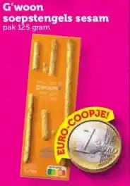 Coop G'woon soepstengels sesam aanbieding