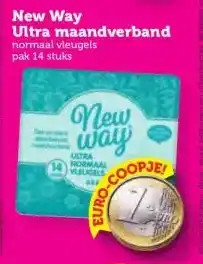 Coop New Way Ultra maandverband aanbieding