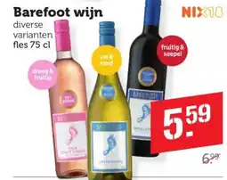 Coop Barefoot wijn aanbieding