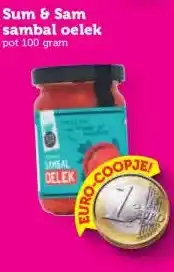 Coop Sum & Sam sambal oelek aanbieding