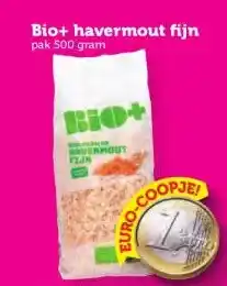 Coop Bio+ havermout fijn aanbieding