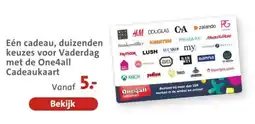 Bruna Eén cadeau, duizenden keuzes voor Vaderdag met de One4all Cadeaukaart aanbieding