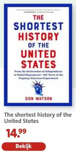 Bruna The shortest history of the United States aanbieding