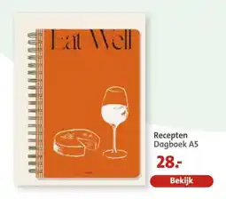 Bruna Recepten Dagboek A5 aanbieding
