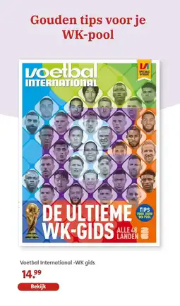 Bruna Voetbal International -WK gids aanbieding