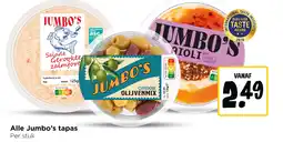 Jumbo Alle Jumbo's tapas aanbieding